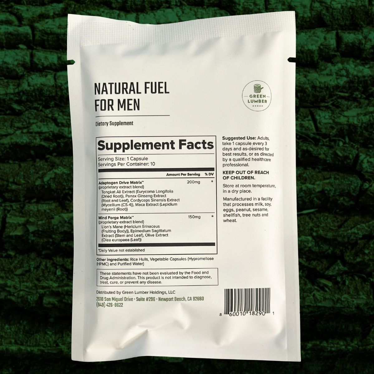 Green Lumber - Natural Fuel For Men